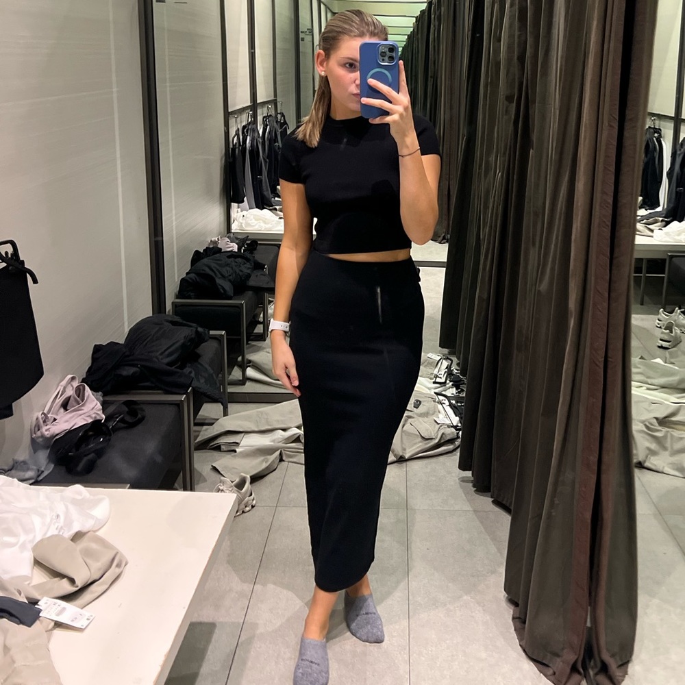 Zara Black Maxi Skirt